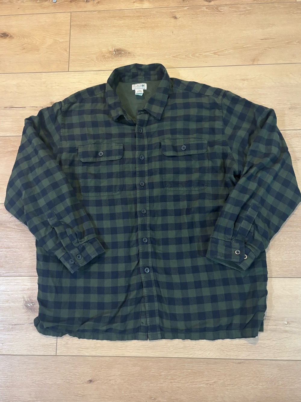 Men’s LL Bean Shacket 2XL Thermal Lined